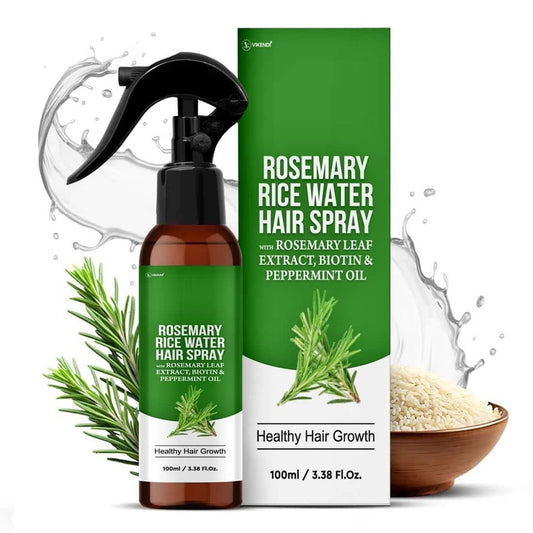 Rosemary Rice Water Hair Spray 100ml
Hair & Skin Serum , Strengthen hair Moisturize Hair Thicken Naturally  Dry hair, Oily hair, Flaky, Damaged Hair